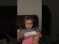 bible reading from 5 yr old daughter lol 😂  so cute