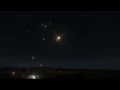 Iron Dome Air Defense System in Action intercepting Rocket Barrage - Military Simulation - ARMA 3
