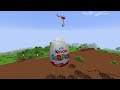 JJ and Mikey GLASS Bunker vs KINDER Chocolate Doomsday Survive Battle in Minecraft - Maizen