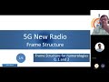 5G New Radio Frame Structure : My Live session in 5G Certificate course on 12th April 2023