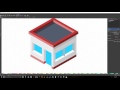 Inkscape Tutorial: Isometric Shop Icon