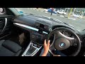 POV BMW 135i catless downpipe INSANELY LOUD POPS & BANGS! AGGRESSIVE DOWNSHIFTS-MUST HEAR!