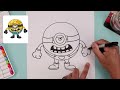 How To Draw Mega Minion Jerry | Despicable Me 4