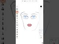 How I draw eyes using sketchbook! || digital art for beginners