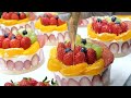 How Various Korean Cakes are Made | Strawberry, Kirish collection | Korean Dessert