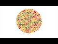 Test de Ishihara para detectar daltonismo