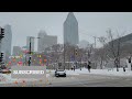 Heavy Snowstorm in Montreal, Canada | Winter Storm Warning in Quebec