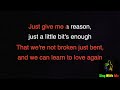 Pink - Just Give Me A Reason ft. Nate Ruess (New Karaoke Version)