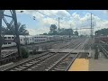 NEC: New Jersey Transit & Amtrak trains at Rahway Station (8/16/2023)