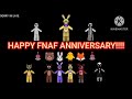 FNAF 10 YEAR ANIVERSARY ANIMATION 🐻🐰🐥🦊