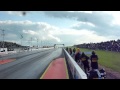 Bruno gewinnt Testlauf in Santa Pod 2012