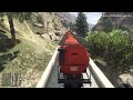 Dangerous Train Derilament And Amazing Driving Of Train by Franklin In GTA V 🔥