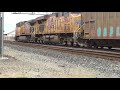 SB Union Pacific coal train @ stockton railfest 2018
