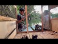 1 hari berburu ikan di rumah rakit⁉️berlayar di sungai Amazon kw