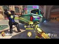 Playing as Mercy in Season 11 - Overwatch 2 Low Rank