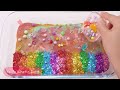 Rainbow Flower Mixing Random Cute | Shiny Things Into Slime | 1000+ Satisfying Idea By Yo Yo