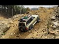 1/10 Scale Axial SCX10 2 TOYOTA LC80 |RC4WD TF2 Jeep Wrangler Rubicon JL Off-road driving 4X4 Rc Car