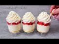 Strawberry and Coconut Dessert Cups Recipe - NO BAKE dessert. Very Easy and Yummy!