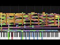 Rush E | Impossible Piano Remix | Black MIDI