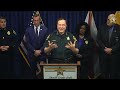 News conference: Two investigations (Operation Child Protector III and Triple shooting in Poinciana)