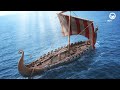 World's LARGEST Viking Ship Ever Built in Modern Times: Sail Against Monster Waves & Storms