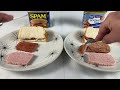 SPAM vs Luncheon Meat Comparison, Taste Test and Reaction!
