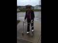 Martha's 1st Outside Walk w New Hip