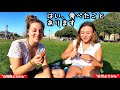 French people trying Japanese traditional sweet -Yokan-