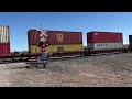 3 BNSF Trains and Amtrak Southwest Chief #4
