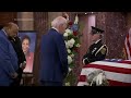 President Biden pays his respects to US Rep. Sheila Jackson Lee of Texas