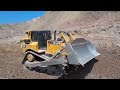 Caterpillar Taş Ocağına Liper Atma-Throwing a Liper into a Caterpillar Quarry #caterpillar #buldozer