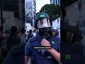 Gases lacrimógenos en manifestaciones callejeras en Caracas