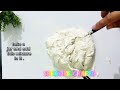 Sculpture paste tutorial for beginners and how to store / sculpture paste recipe with plasterofparis