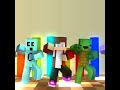 CHICKEN WINGS MEME | GANGNAM/MINECRAFT STYLE | MAIZEN, CRAFTEE, MIKEY_TURTLE | Minecraft Animation