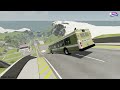 Mega Ramp vs Truck Crashes - BeamNG Drive