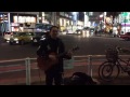 日本東京街頭日語版《海闊天空》，女孩開始不知道他是中國人，後來一唱粵語直接淚奔 超好聽Live