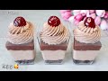 Super easy no bake chocolate dessert cups in melt in your mouth! Easy and yummy! asmr