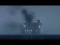 UKRAINIAN DRONE SWARM HITS CRIMEA! Millions of Liters of Russian Oil BURN with Largest Offshore Rig