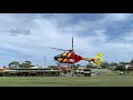 Victoria Police Airwing POL31 and Life Saving Victoria Lifesaver30 taking off 21/03/21