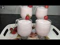 Strawberry 🍓 Milkshake Recipe | Restaurant Style Strawberry Juice Recipe |Easy Cooking Corner.