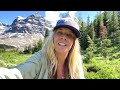 CANADIAN MATTERHORN? & GRIZZLY BEAR SCARE | Backpacking the Canadian Rockies | Mount Assiniboine