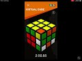 3x3 virtual cube solve
