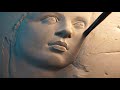 How to make a bas-relief with clay | Sculpt a face