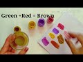 Homemade acrylic paint// need only 3 ingredients//DIY- paint//homemade colour