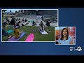 Levitt Pavilion offering free yoga on the lawn