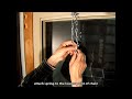 How to install a storm door chain to protect your storm or screen door against wind damage