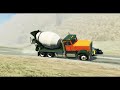 BeamNG Drive - Cars vs Strange Speed Bumps (High Speed)