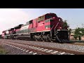 FERROMEX: Locomotoras EMD SD70ACe + Horn Show - Power throttle 8!!