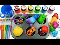 Satisfying Video l How to Made Lollipop's Candy FROM Oddly 6 Fruit Toys Painting & Cutting ASMR