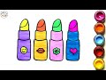 How to Draw Lipstick for Kids and Toddlers|| Makeup Drawing Easy || Easy Drawing for Kids.